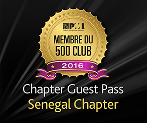 Le Chapitre PMI Sénégal a rejoint le Club 500 Image